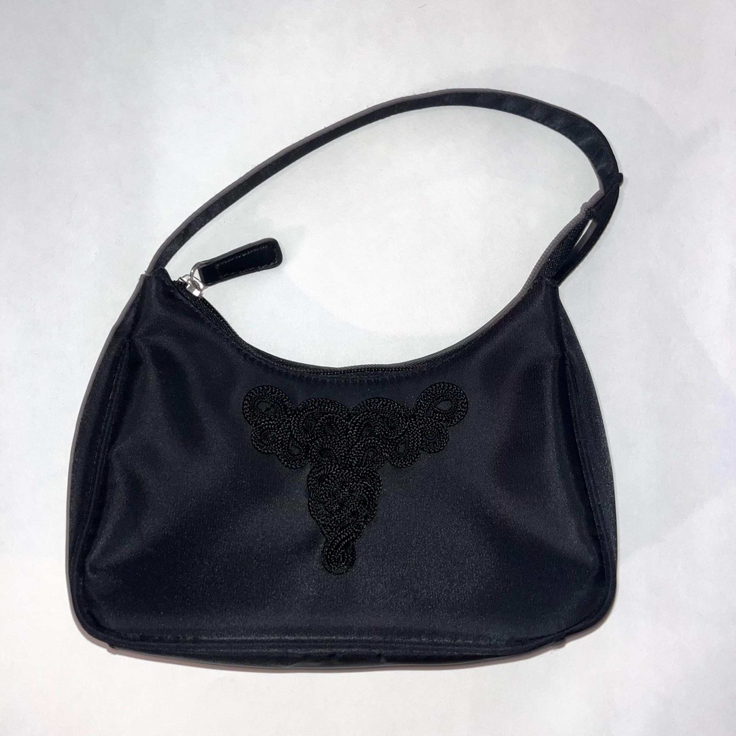 COLDWATER CREEK BLACK SHOULDER BAG