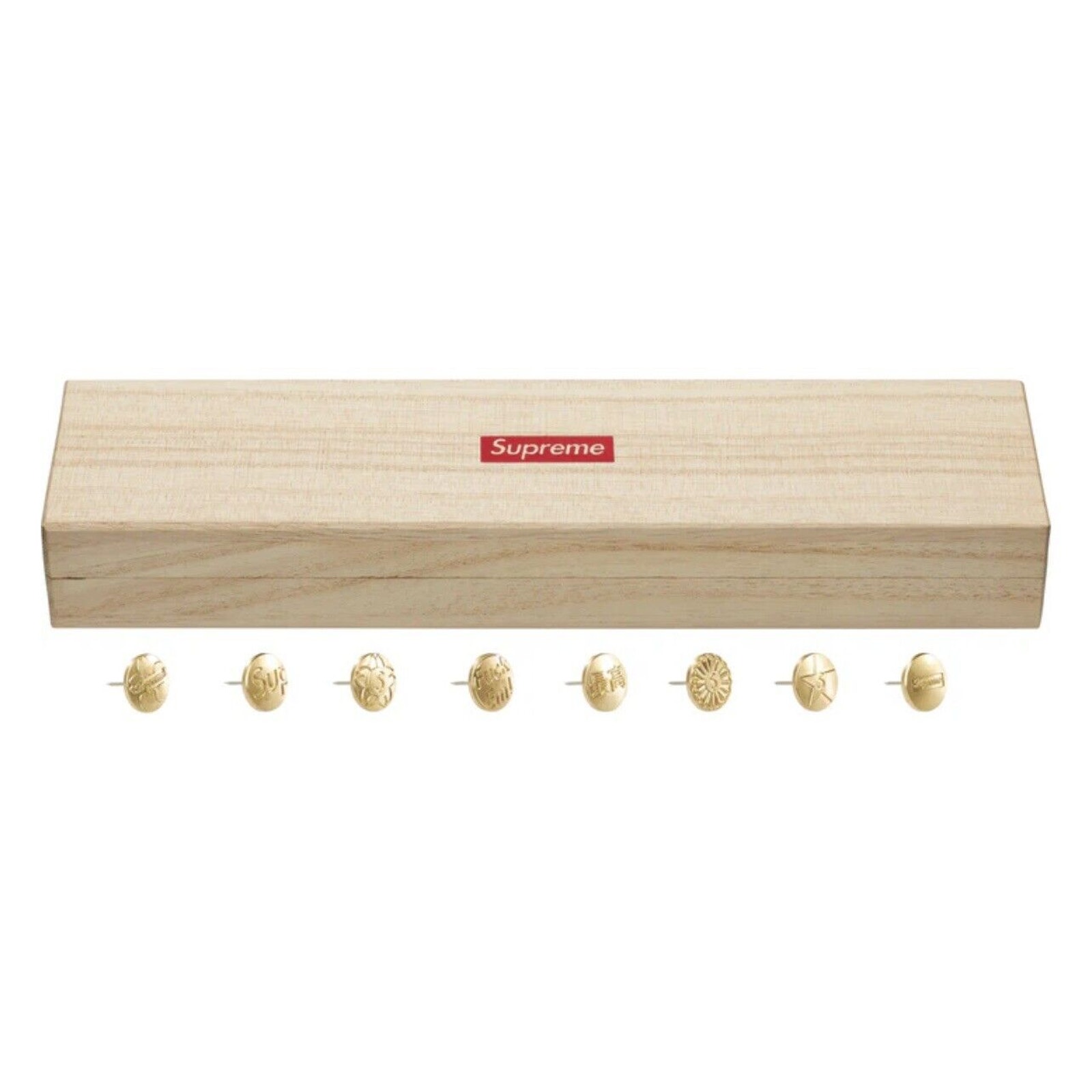 Supreme® x CDW • Brass Push Pins • (Set of 8) • Sold-Out • Cross-Posted • Firm