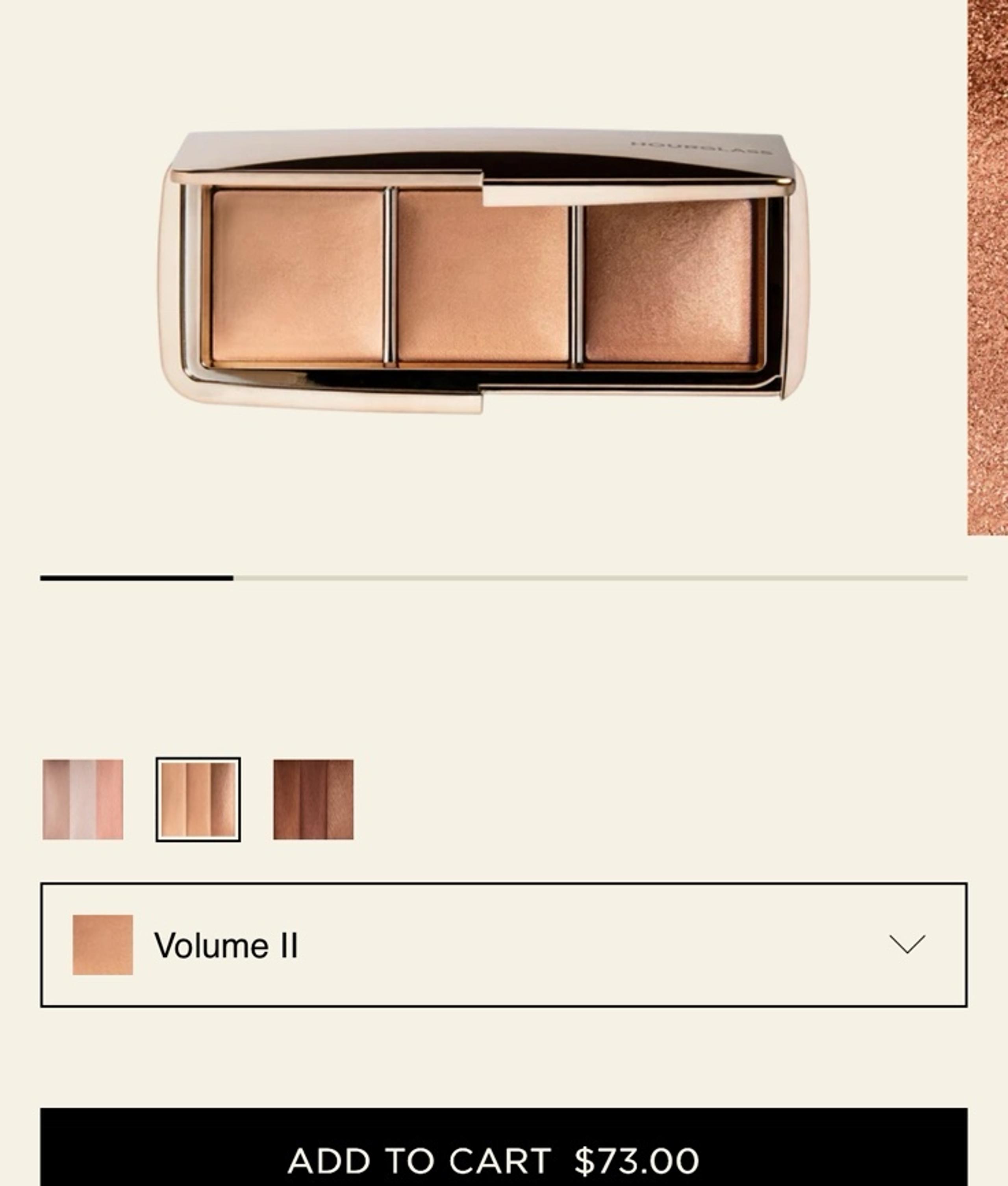 Hourglass Ambient lighting Palette shade II