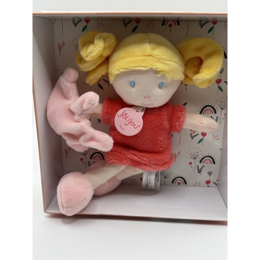 Jolijou Doll Demoiselle Corail Doll Plush Paris France New in Box
