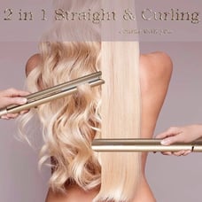 Titanium Hair Iron, Straightener and Cur