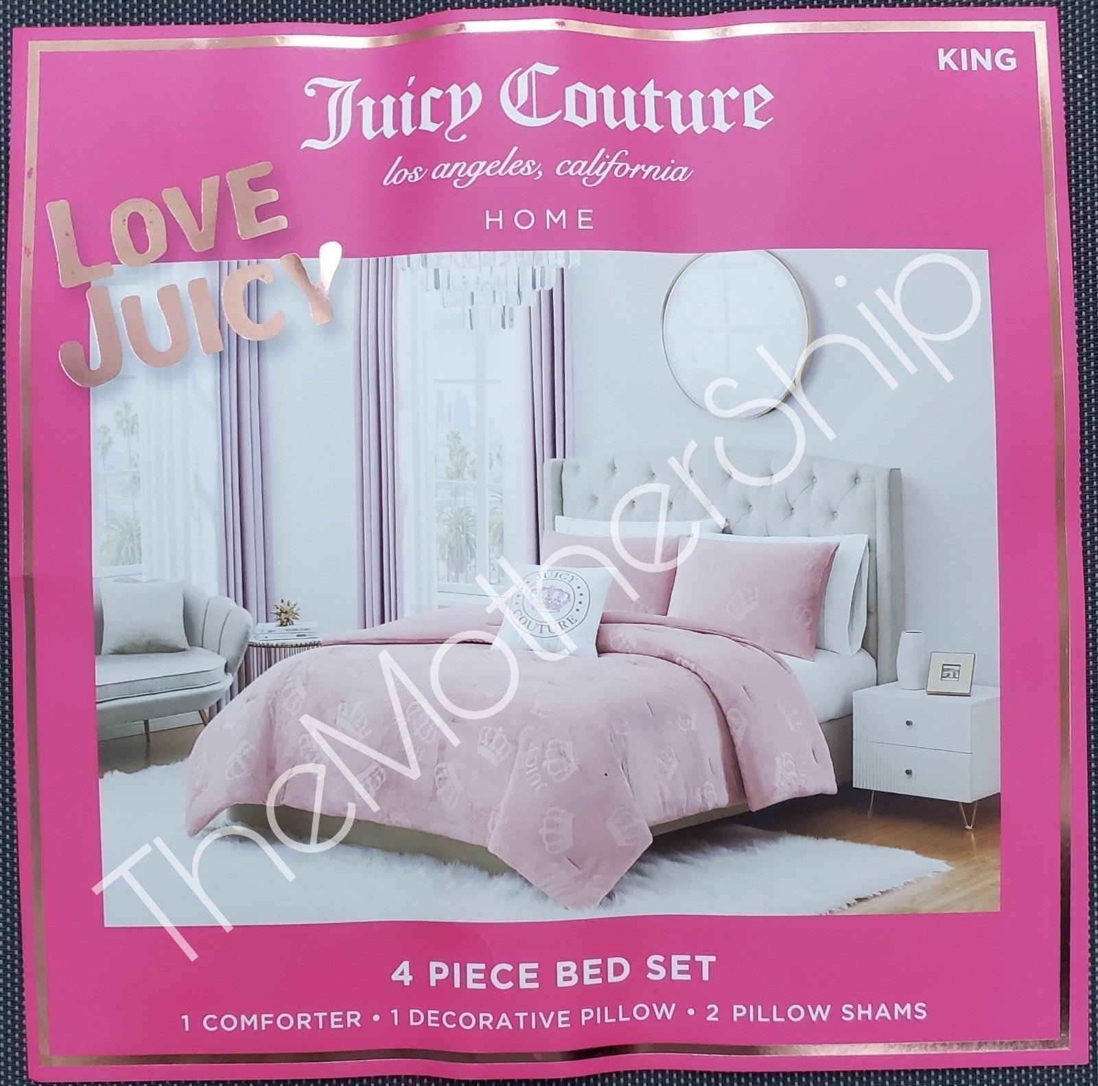 Juicy Couture King Bedding Set