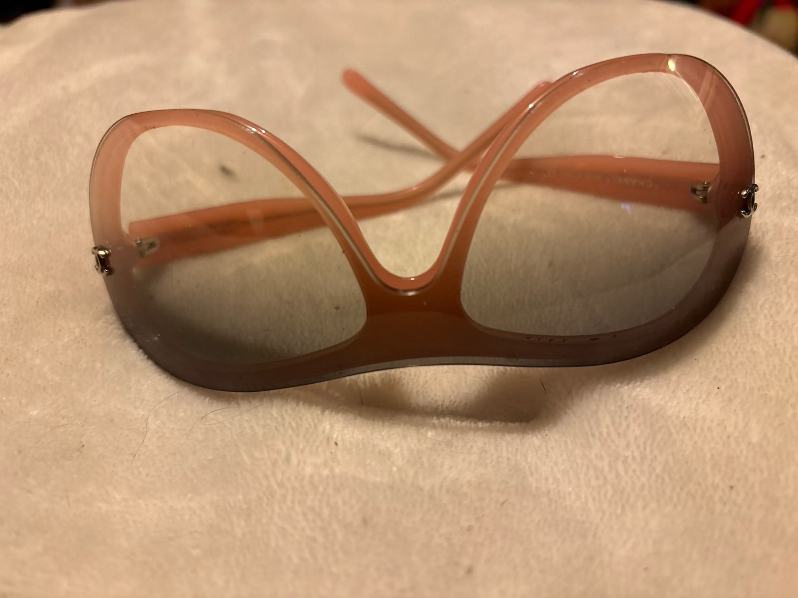 Chanel Wraparound Authentic Women’s Pink Sunglasses