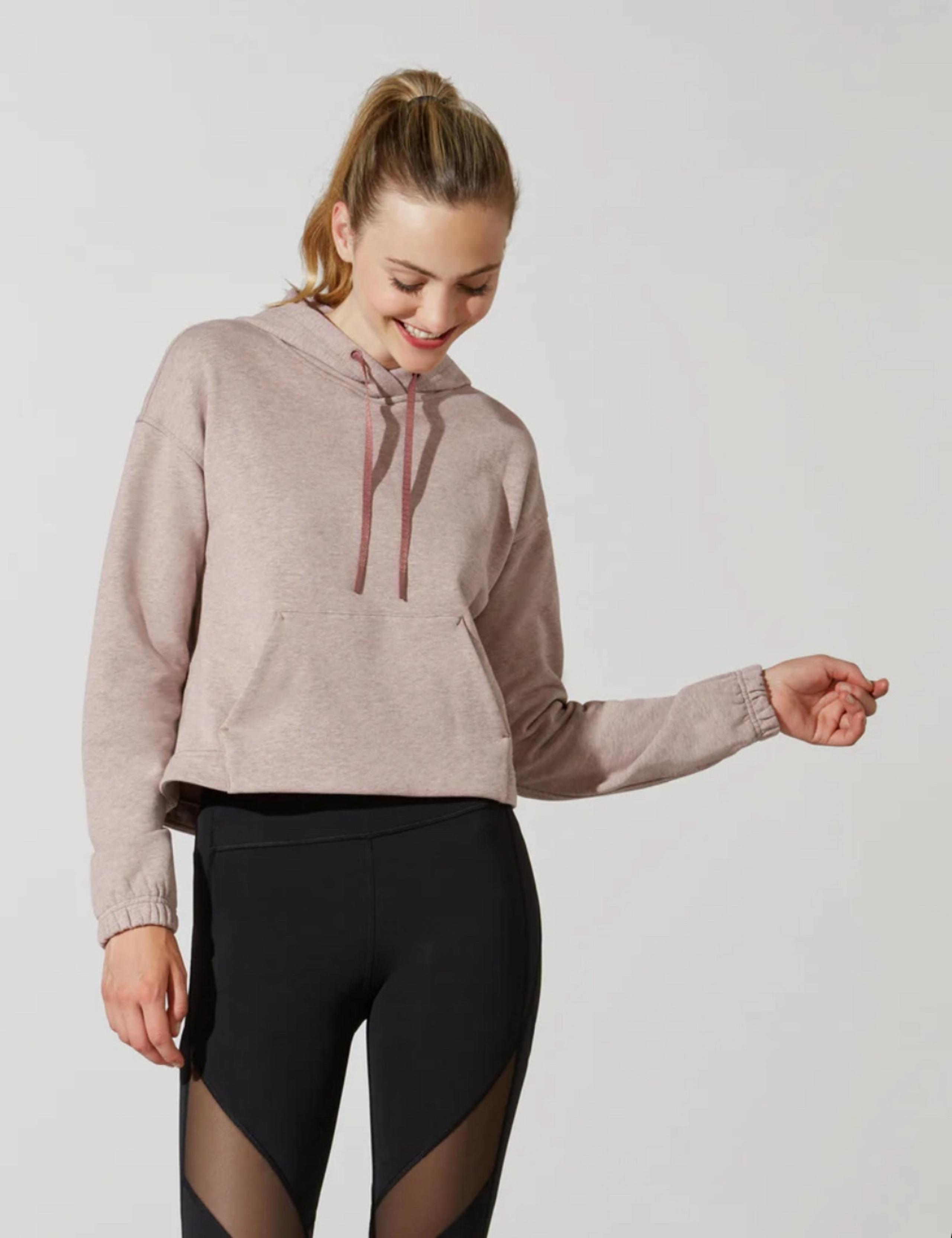 Lululemon stronger as one cropped hoodie