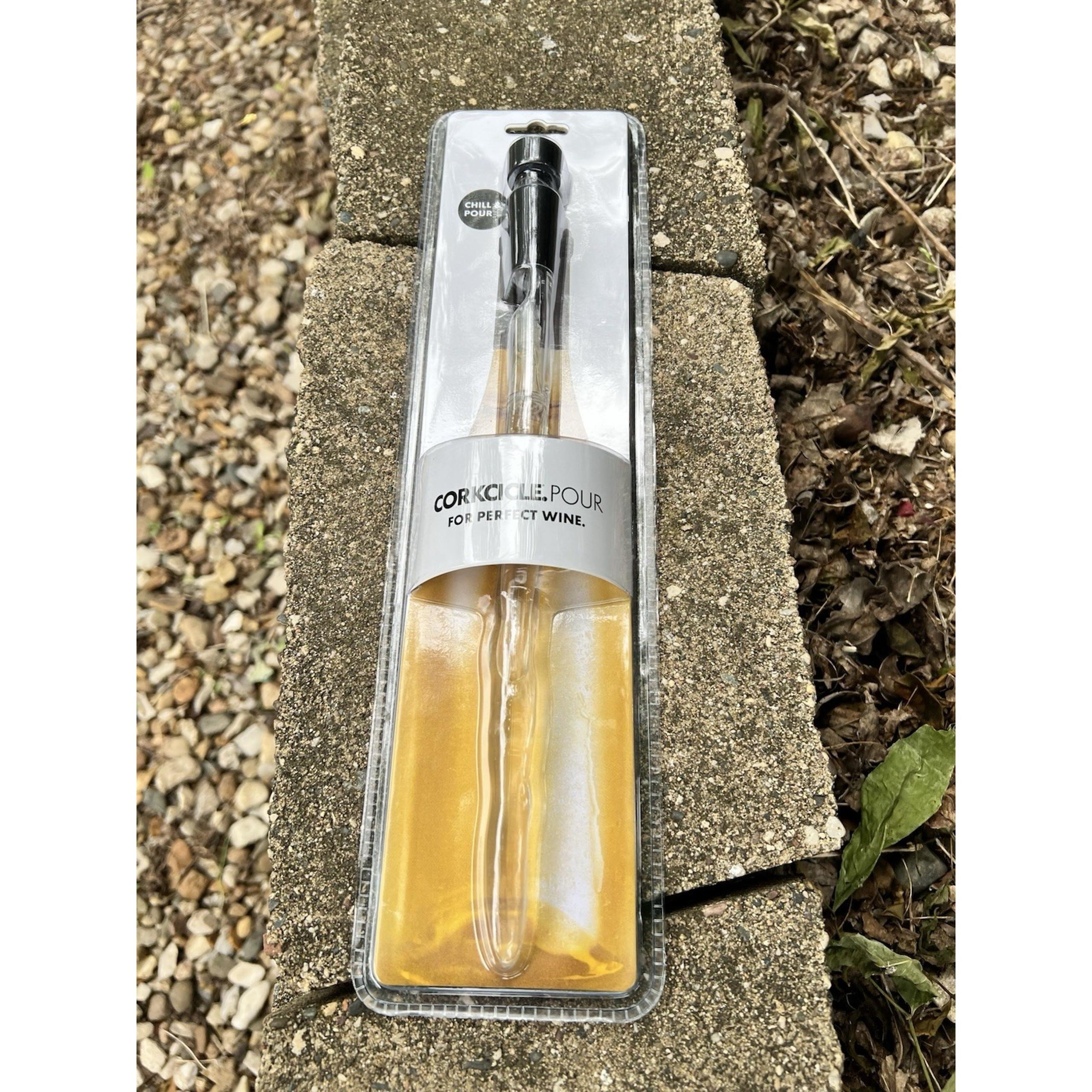Corkcicle POUR. Wine Chiller - Reusable CHILL AND POUR - NEW IN BOX Great Gift!