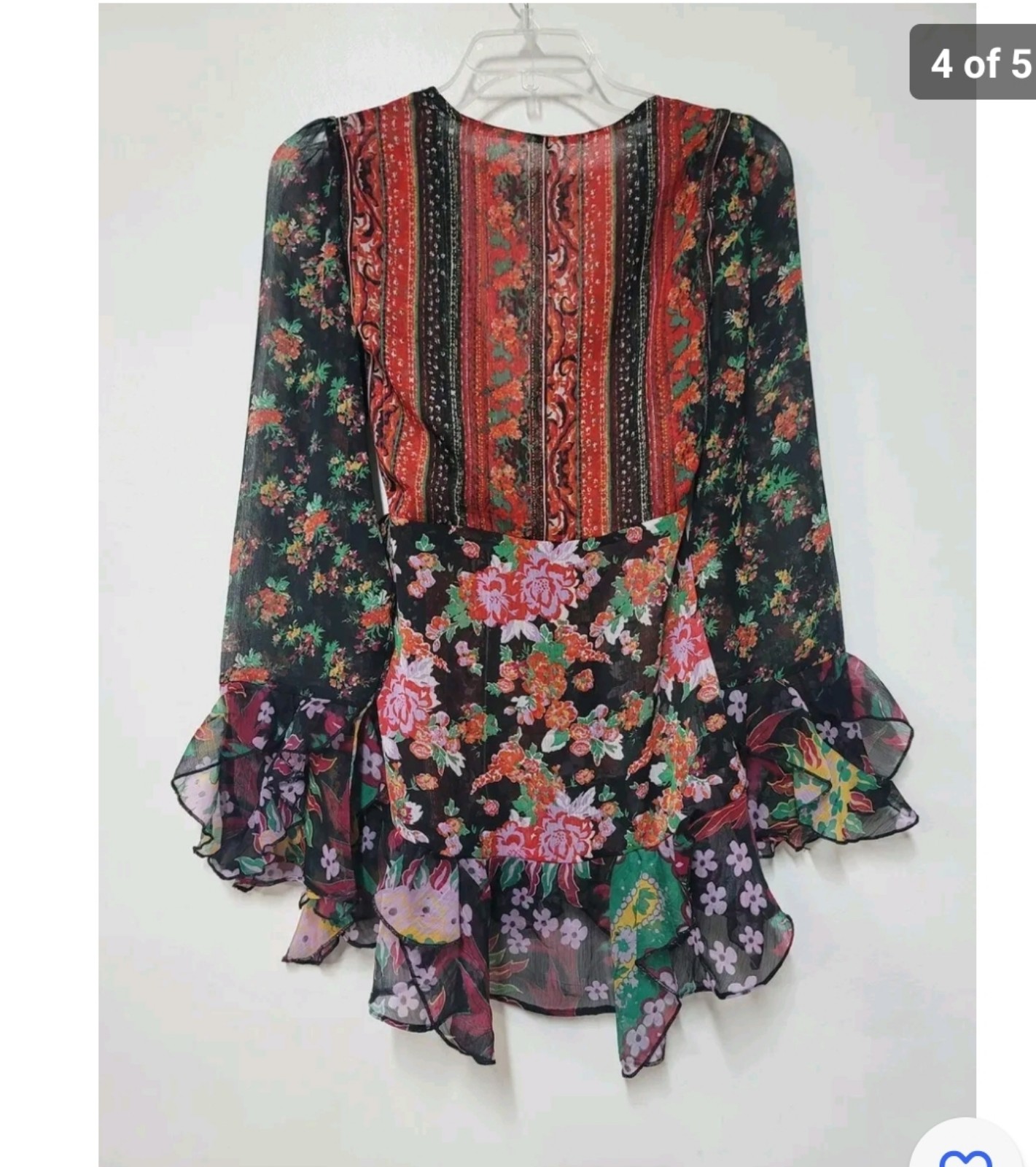 Free People Magic Hour Wrap Top Size Xs