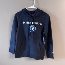 Women's Minnesota Timberwolves New Era Navy City Edition Pullover Hoodie NWT