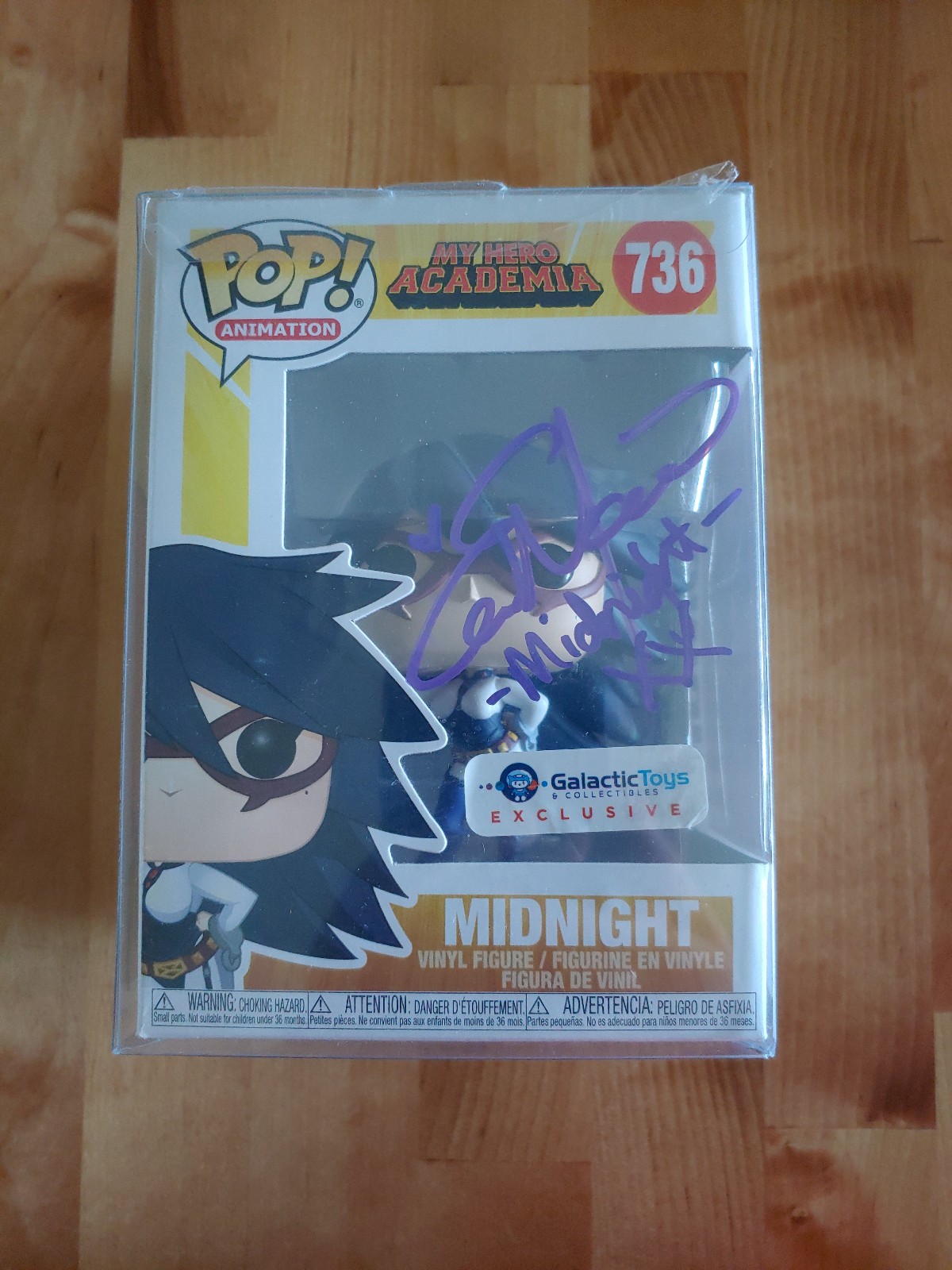 signed Funko pop