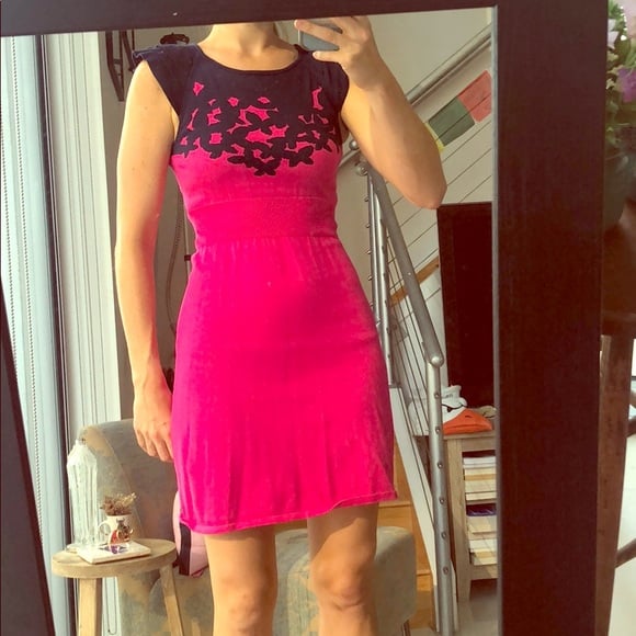 Lilly Pulitzer sz sm blue/pink sweater dress