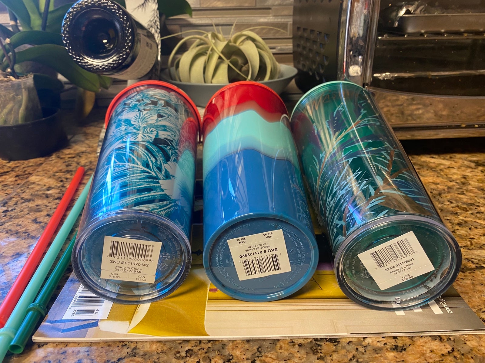 Starbucks venti tumblers new