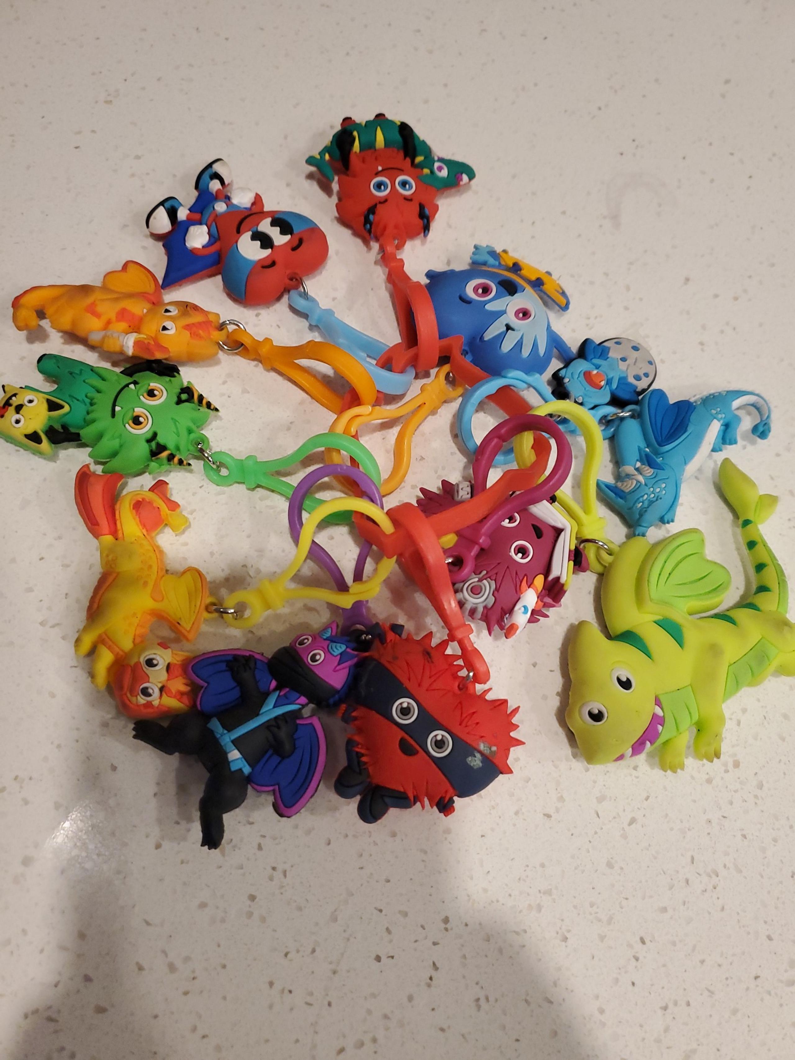 Kids heart challenge lot of keychains