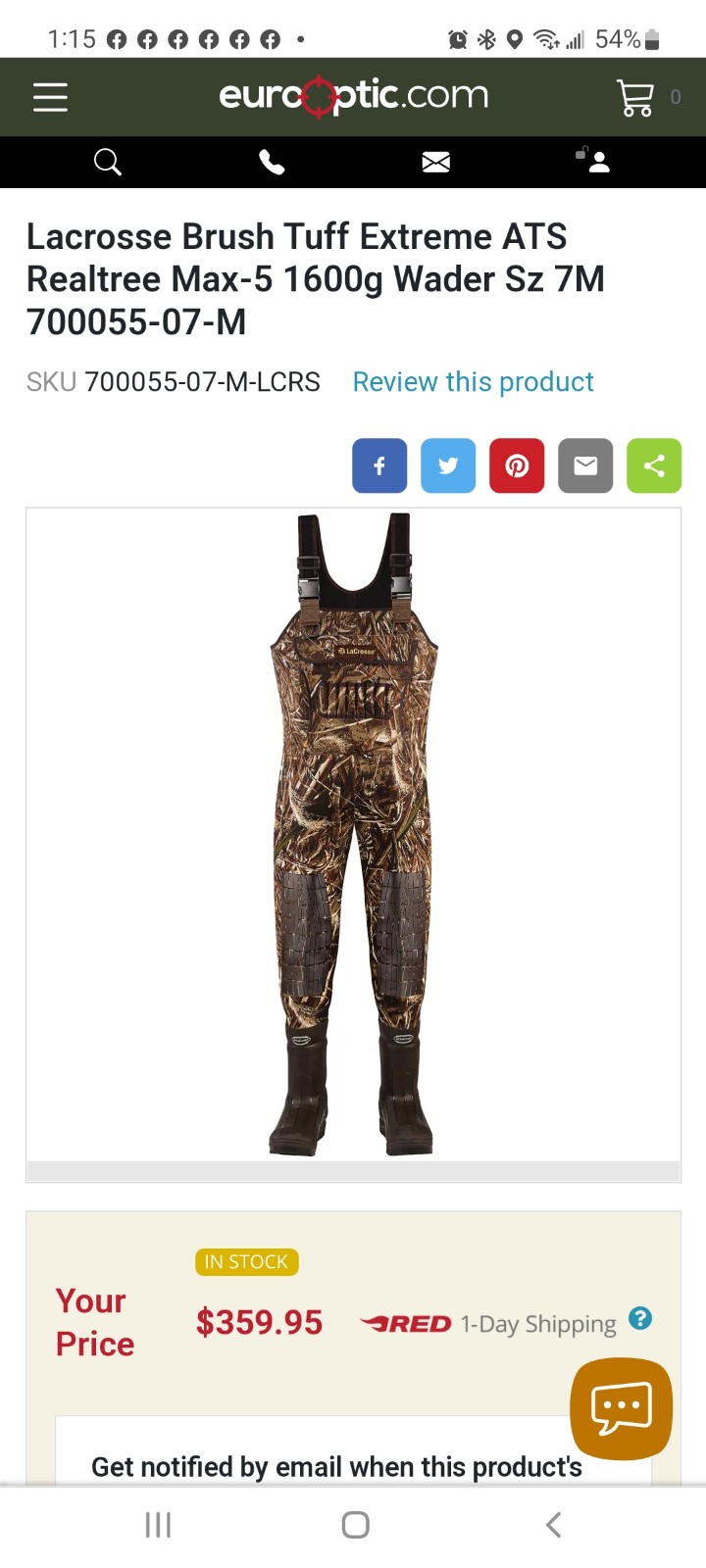 Hip waders