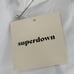 Superdown Dylan Straight Denim Jean in White SZ 29