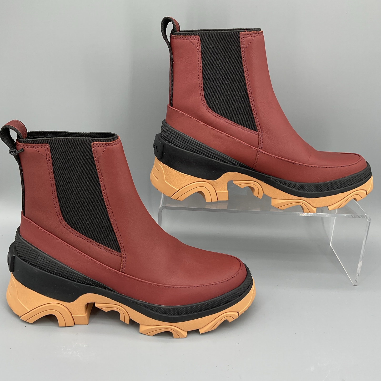 NEW Sorel Women’s Brex Waterproof Chelsea Boots Red Size 6