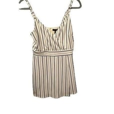 Women's Deep V-Neck Spaghetti Strap Rompers Chic Sleeveless Top