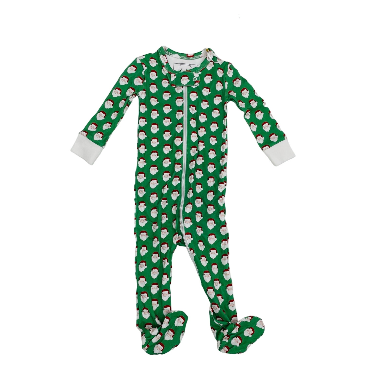 NWT Lila & Hayes 9-12M Hey Santa Parker Footie