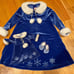 American Girl Dress like your doll Silver Bells Set Bitty Baby and doll clothes