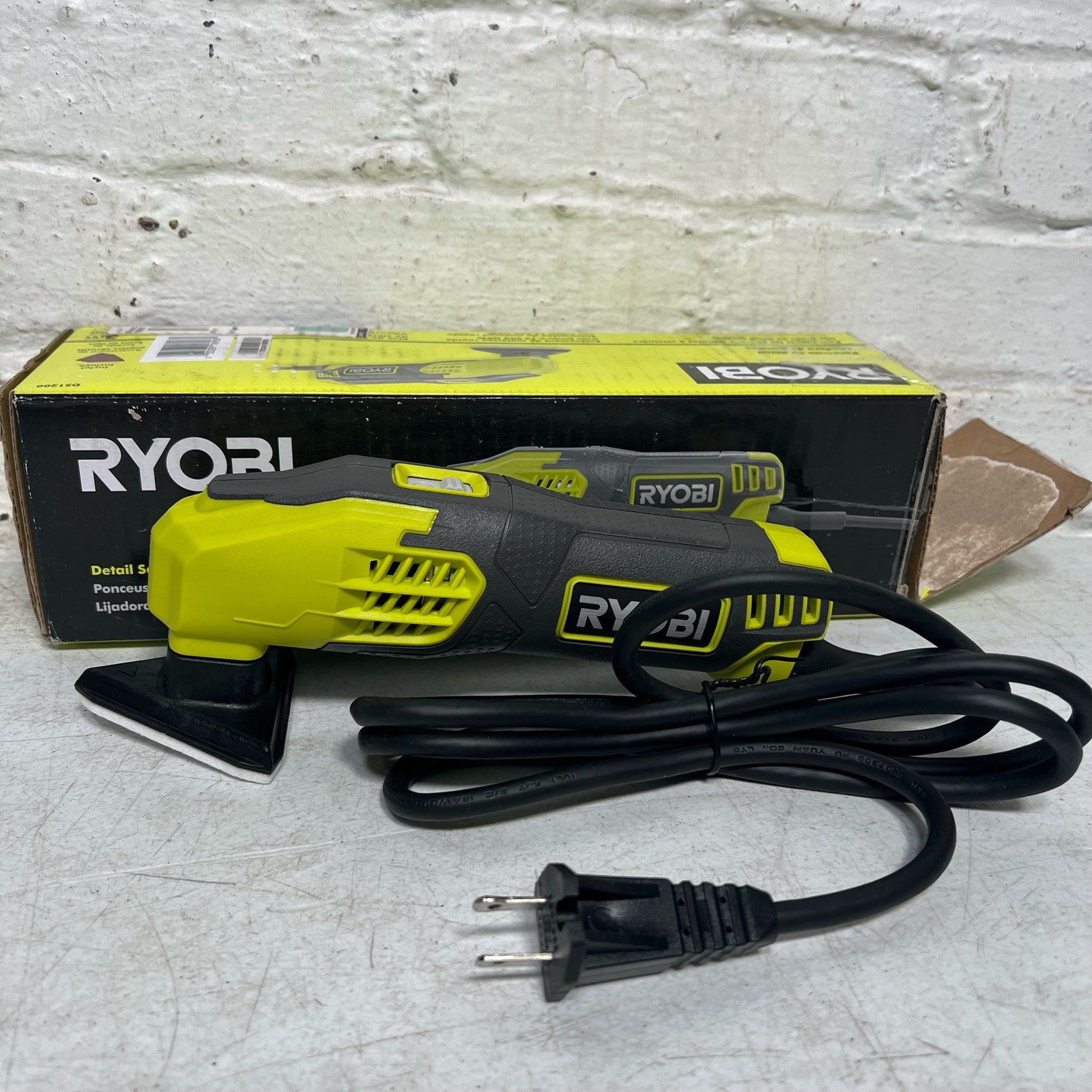 RYOBI 0.4 Amp 2-7/8 in. Detail Sander, Corded Electric, 13,000 OPM