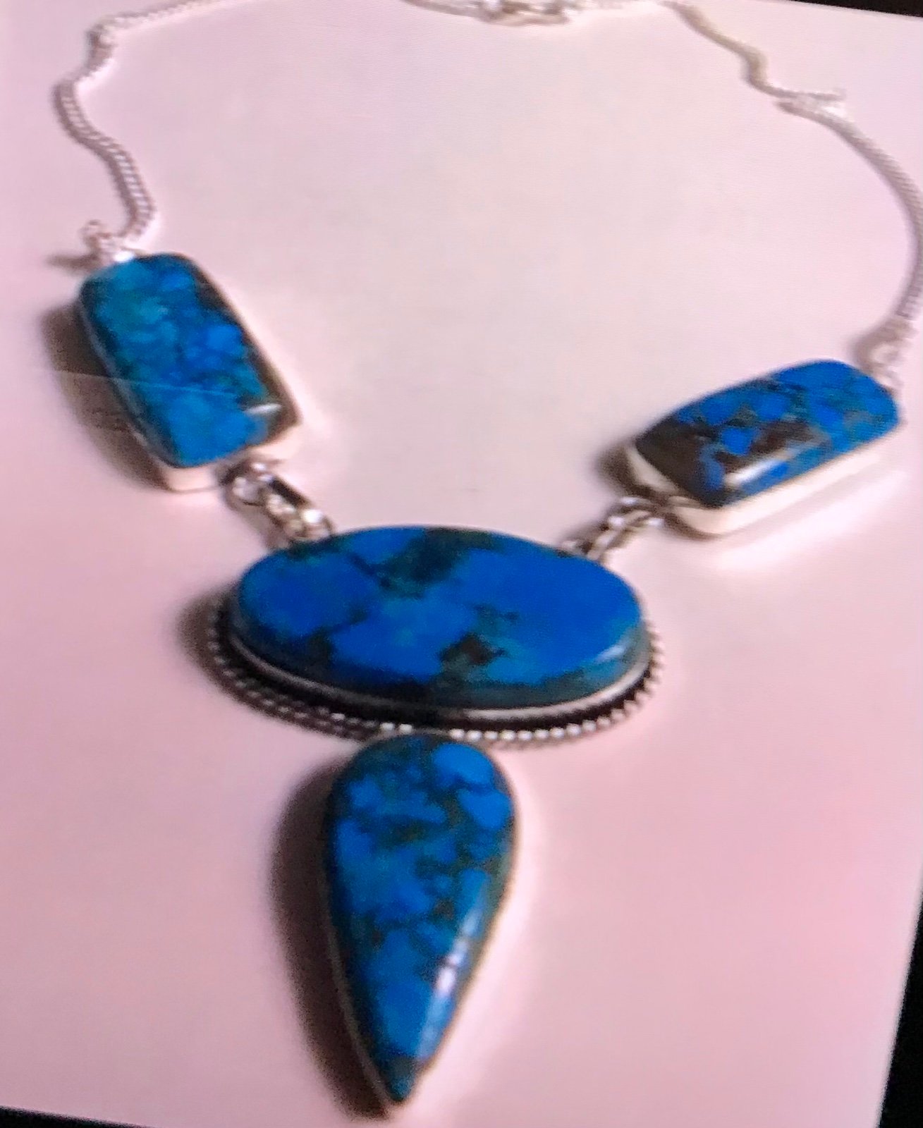 Turquoise 925 Sterling Silver Necklace