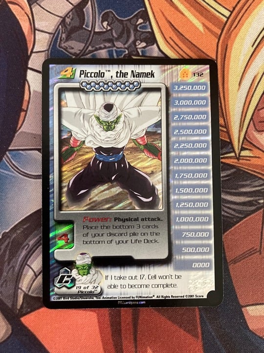 Dragon Ball Z DBZ Score #132 Piccolo, the Namek FOIL