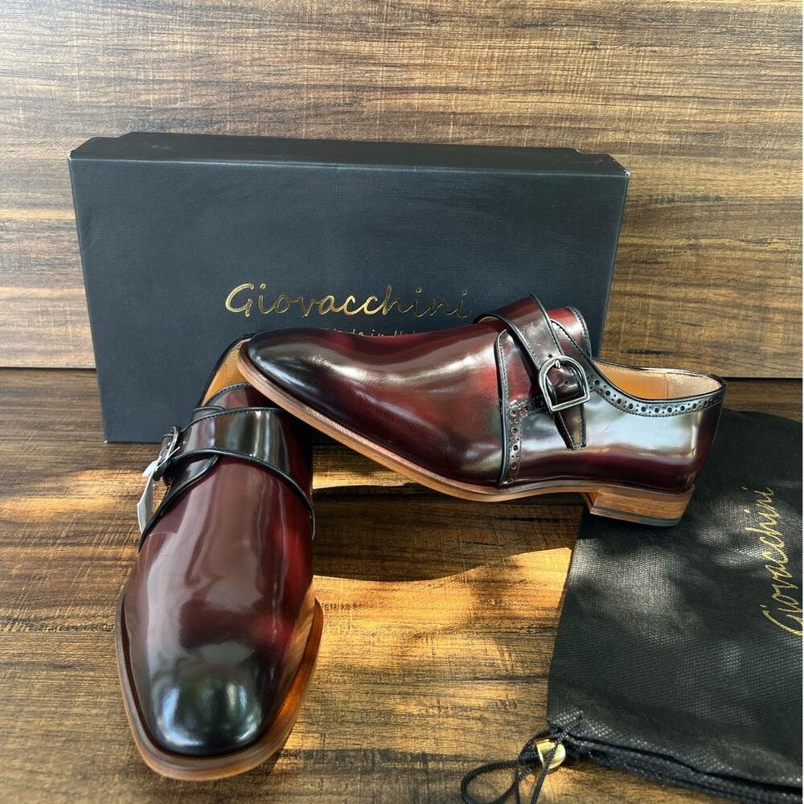 Giovacchini Preowned Men's Oxford Dress Shoes Men's Sz 9.5 D (DS-5D)