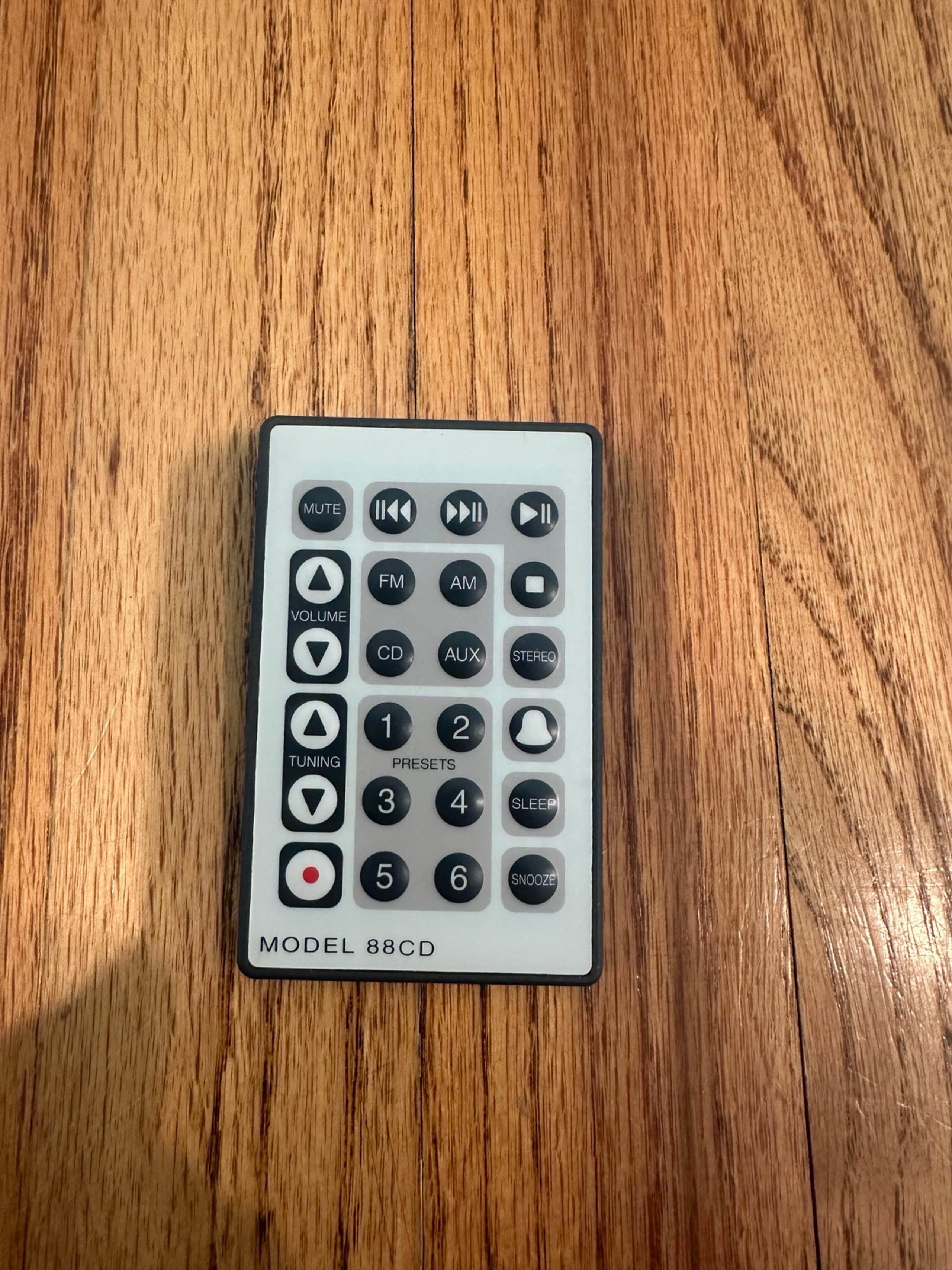 Cambridge Soundworks Model 88CD by Henry Kloss Remote Control