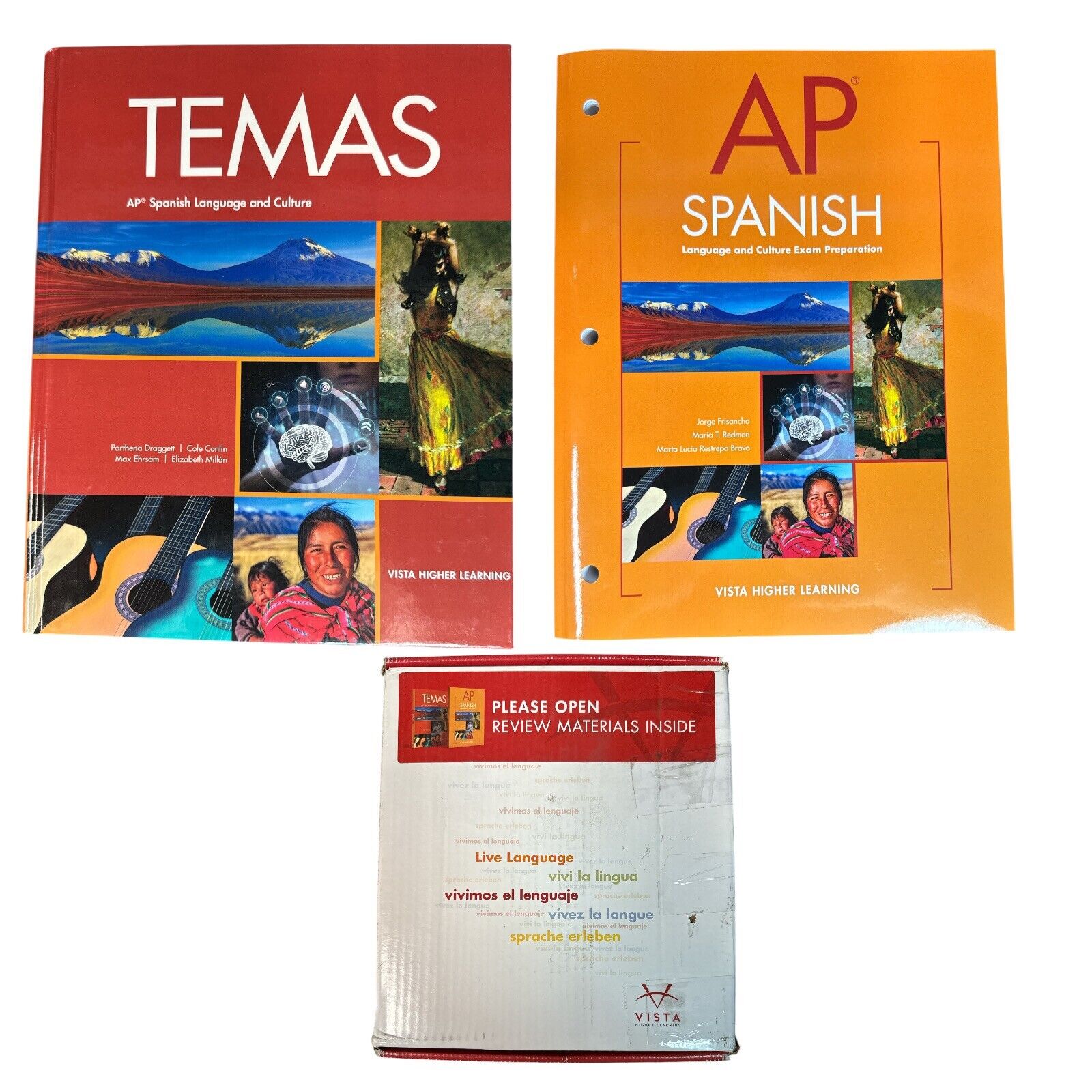 Vista Higher Learning Temas and AP Spanish Worktext Teacher Resource Box