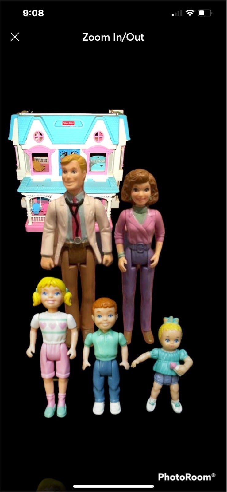 Playskool Victorian dollhouse family figures people