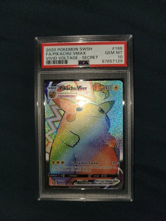 psa 10 pikachu vmax secret rare