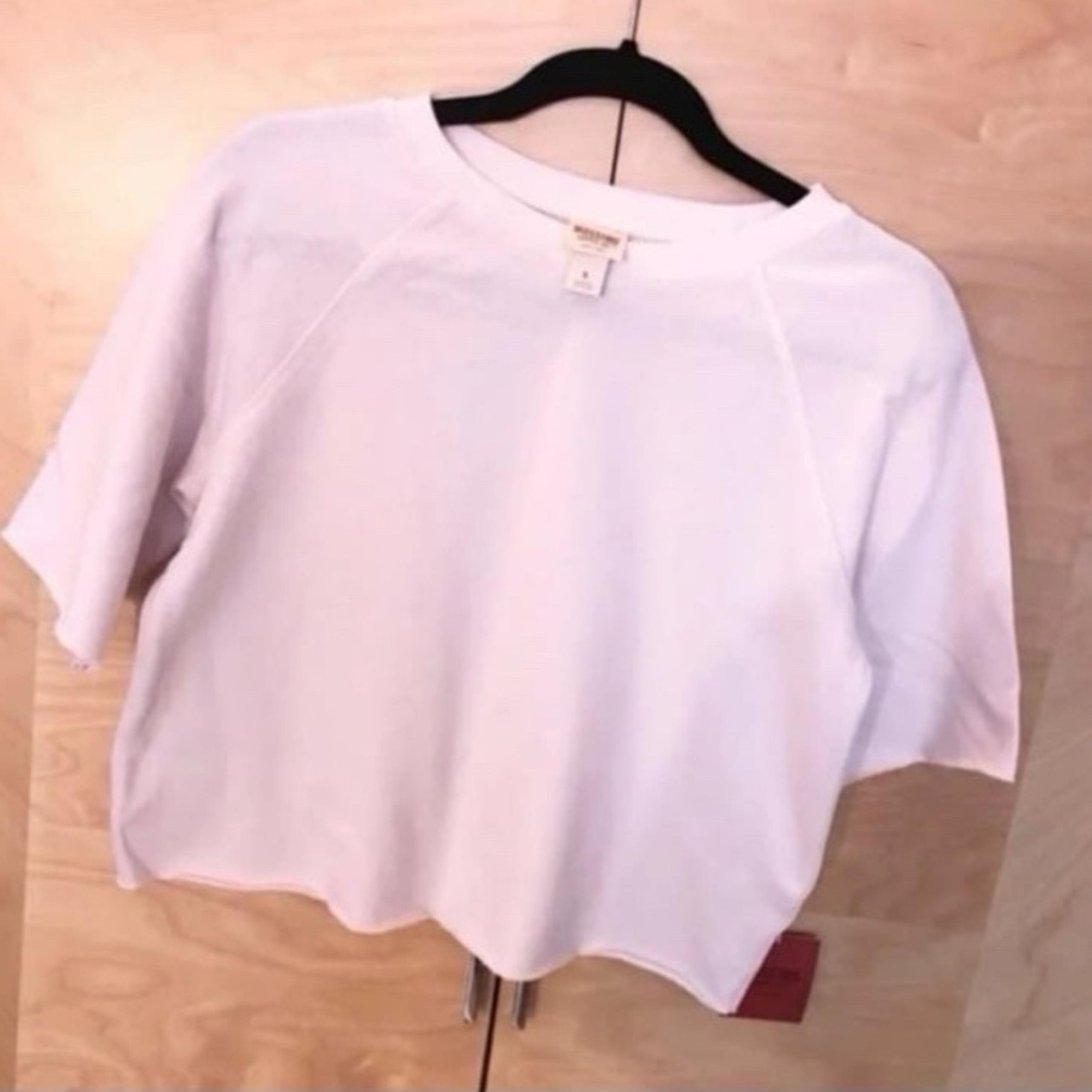 NWT Women Mossimo Pale Pink Crop Top Shirt Target (S)