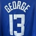 NWT LA Clippers Paul George Nike Blue Swingman Jersey Icon Edition