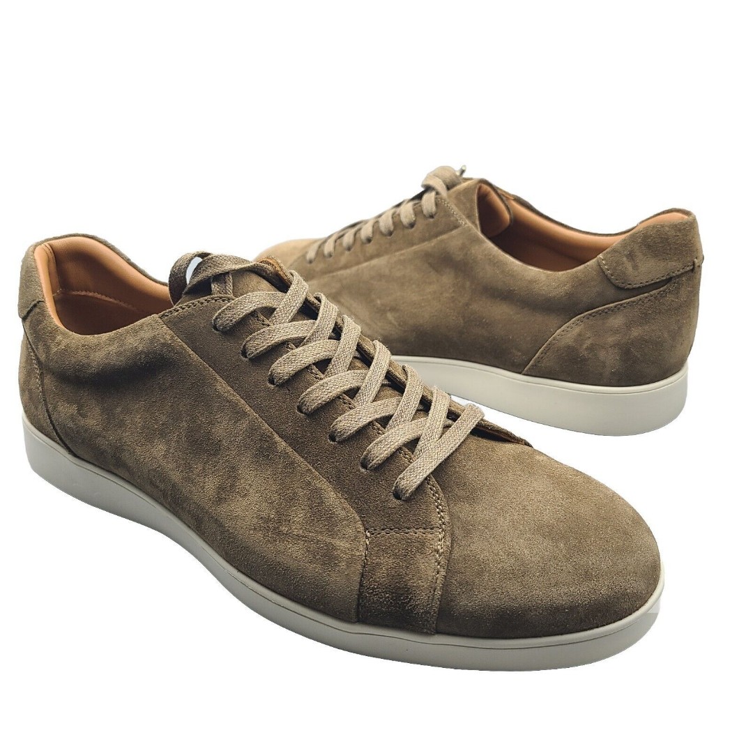 Gentle Souls by Kenneth Cole Men's Ryder Low Top Sneaker Almond EUR 46 US 12 New