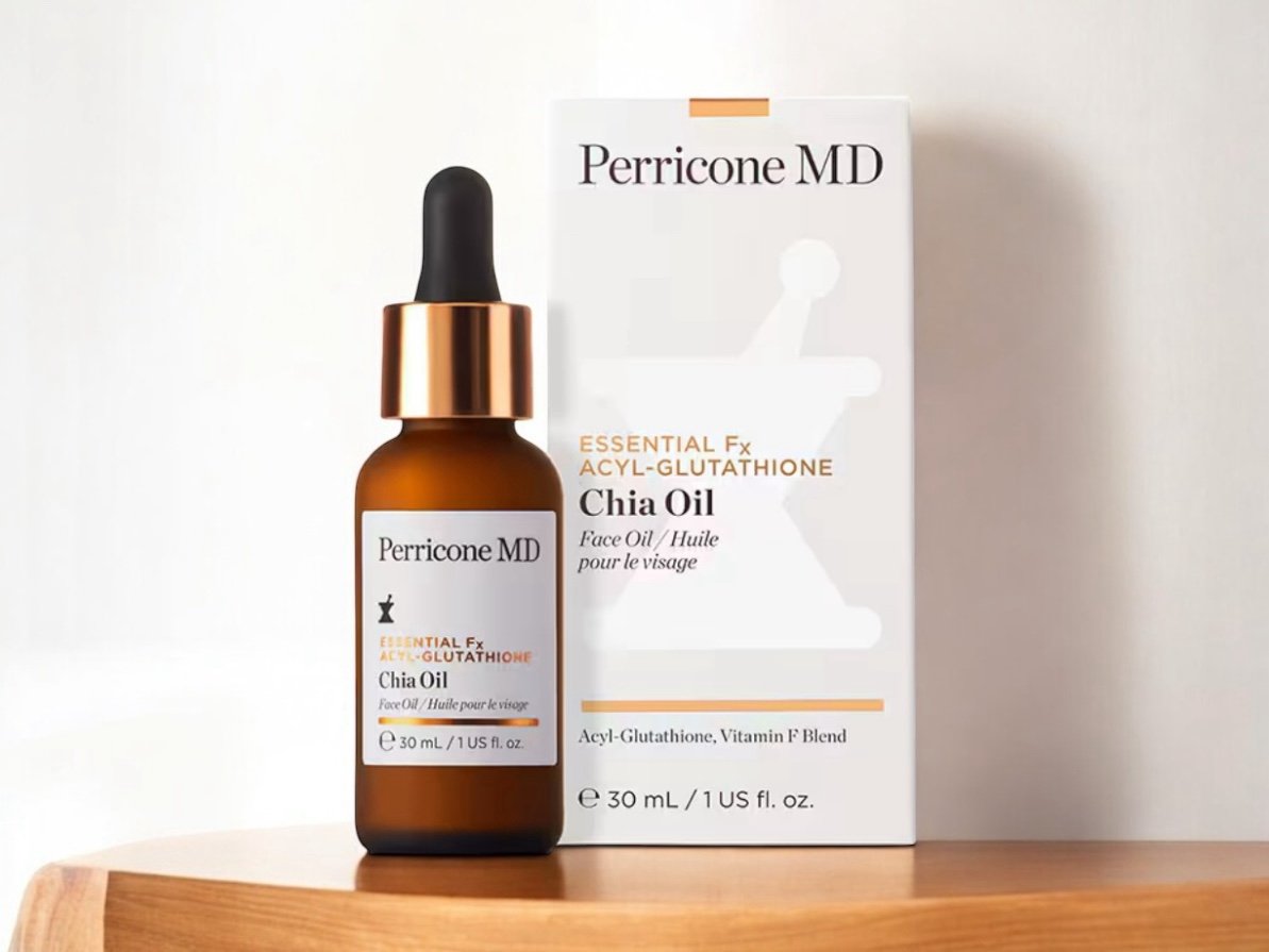 NEW FULL SIZE PERRICONE MD ESSENTIAL Fx ACYL-GLUTATHIONE CHIA OIL FACE OIL