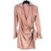 Superdown Women’s Sophie Draped Mini Dress in Nude Pink Sz XS