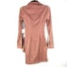 Superdown Women’s Sophie Draped Mini Dress in Nude Pink Sz XS