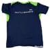 Hand High Men’s Medium Cycling Bike Shirt Seattle SeaHawks Navy Lime Short