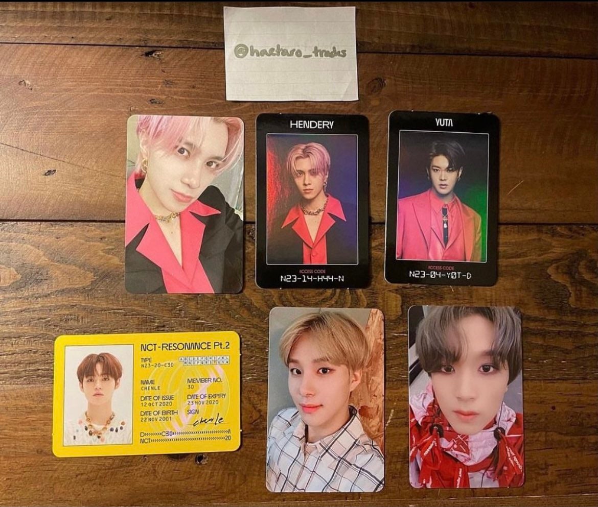 nct photocards
