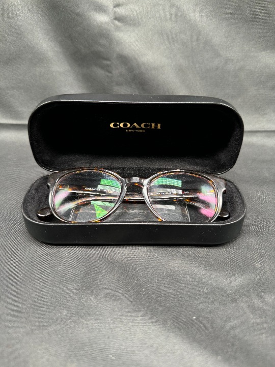 Vintage Coach Dark Tortoise (5120) Eye Glasses and Hard Case