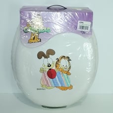Garfield Toilet Seat White Soft 1996 Ginsey Industries New Sealed