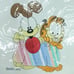 Garfield Toilet Seat White Soft 1996 Ginsey Industries New Sealed