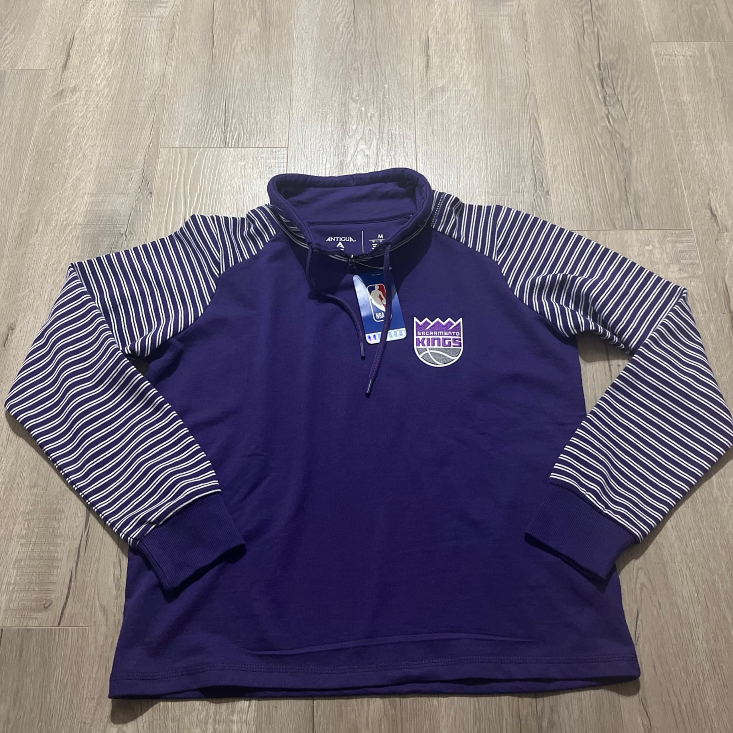 Sacramento Kings women’s quarter zip sweater cropped new with tags