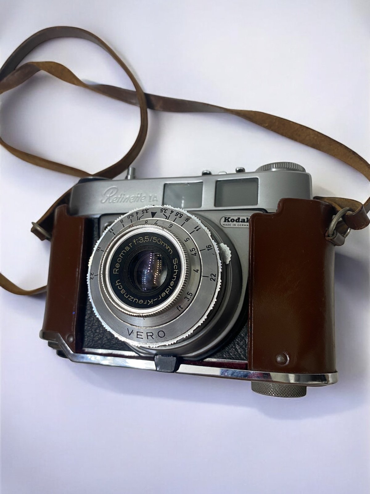 Vintage KODAK RETINETTE 1A 35mm CAMERA Schneider-Kreuznach F: 3.5 /50mm Lens
