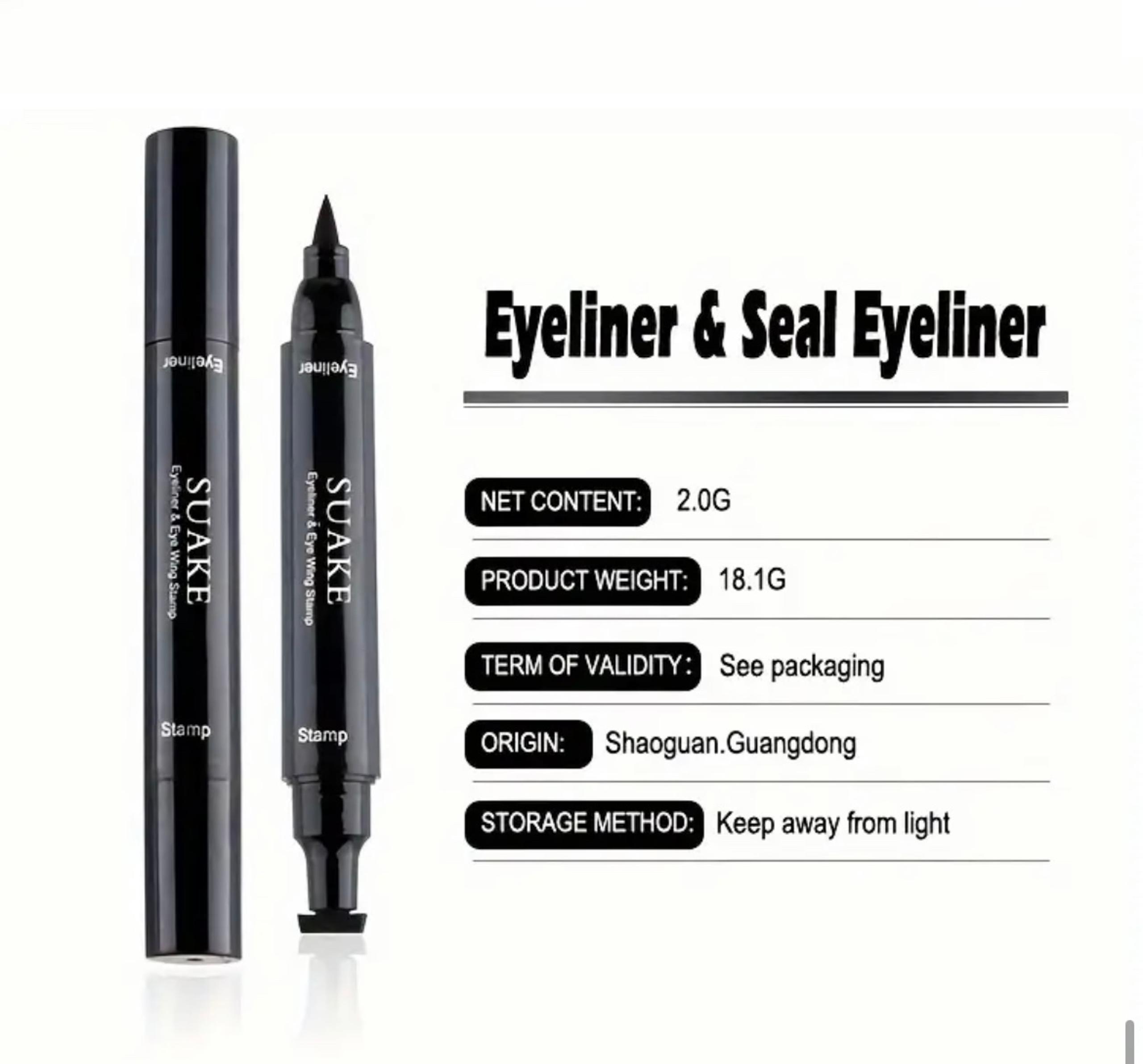 Double-headed Seal Eyeliner Pen Waterproof