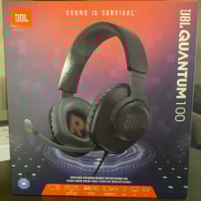 JBL Quantum 100 Black Wired Headphones