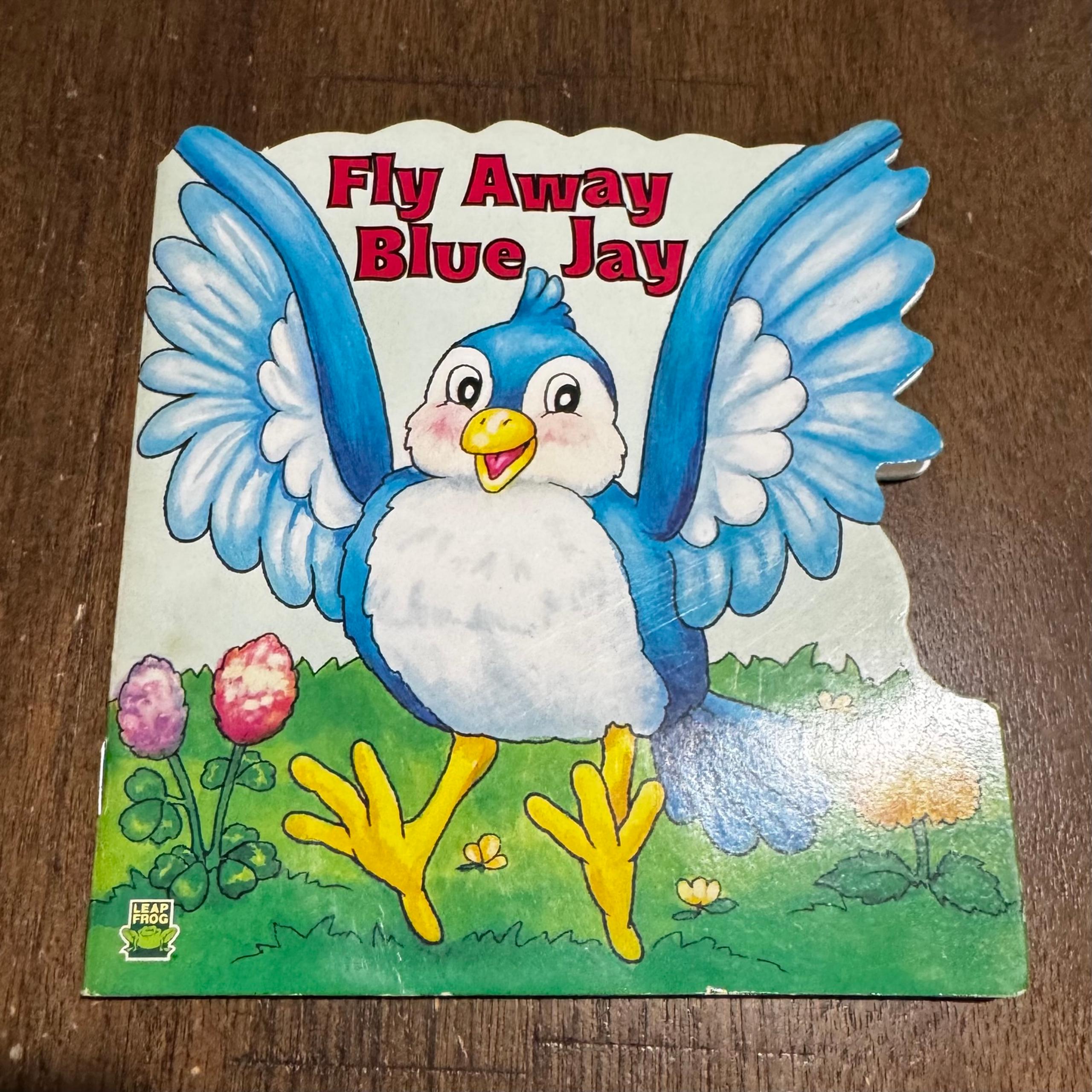 Rare Vtg Leap Frog Child’s Book “Fly Away Blue Jay” by Catherine McCafferty VGC