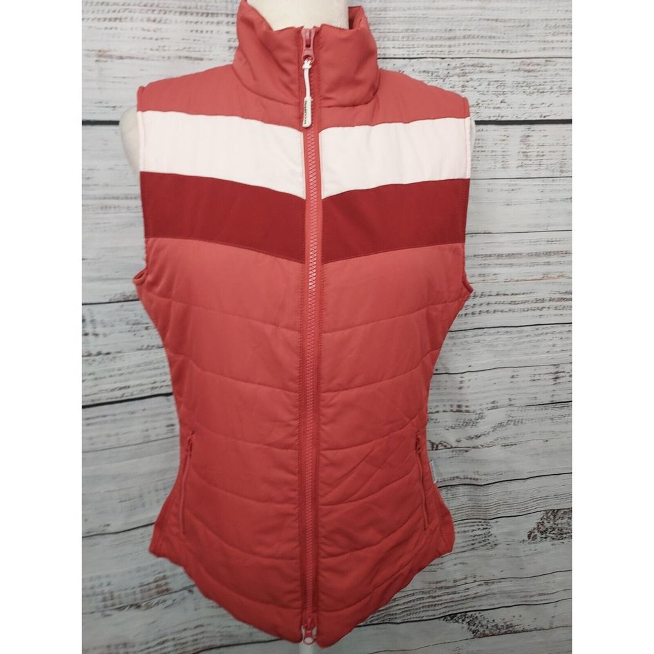 Horseware Blake Light Padded Gilet Woman Size 8 Pink Vest Equestrian Zip Pockets