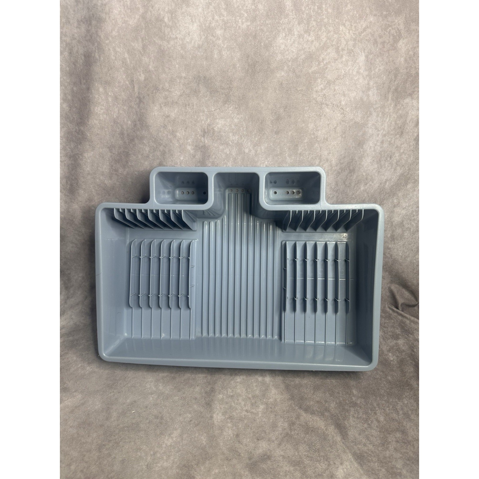 Vintage Rubbermaid Dish Drainer Drying Rack Plastic #6054 RARELY SEEN BLUE