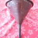 Antique copper funnel