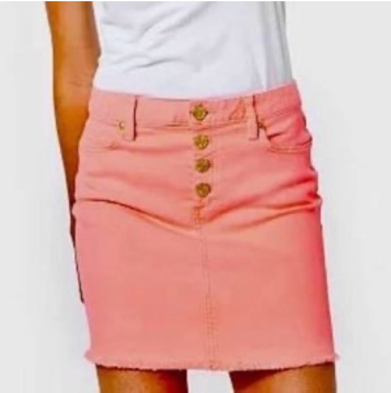 Lilly Pulitzer Kooper Denim Mini Skirt NEW