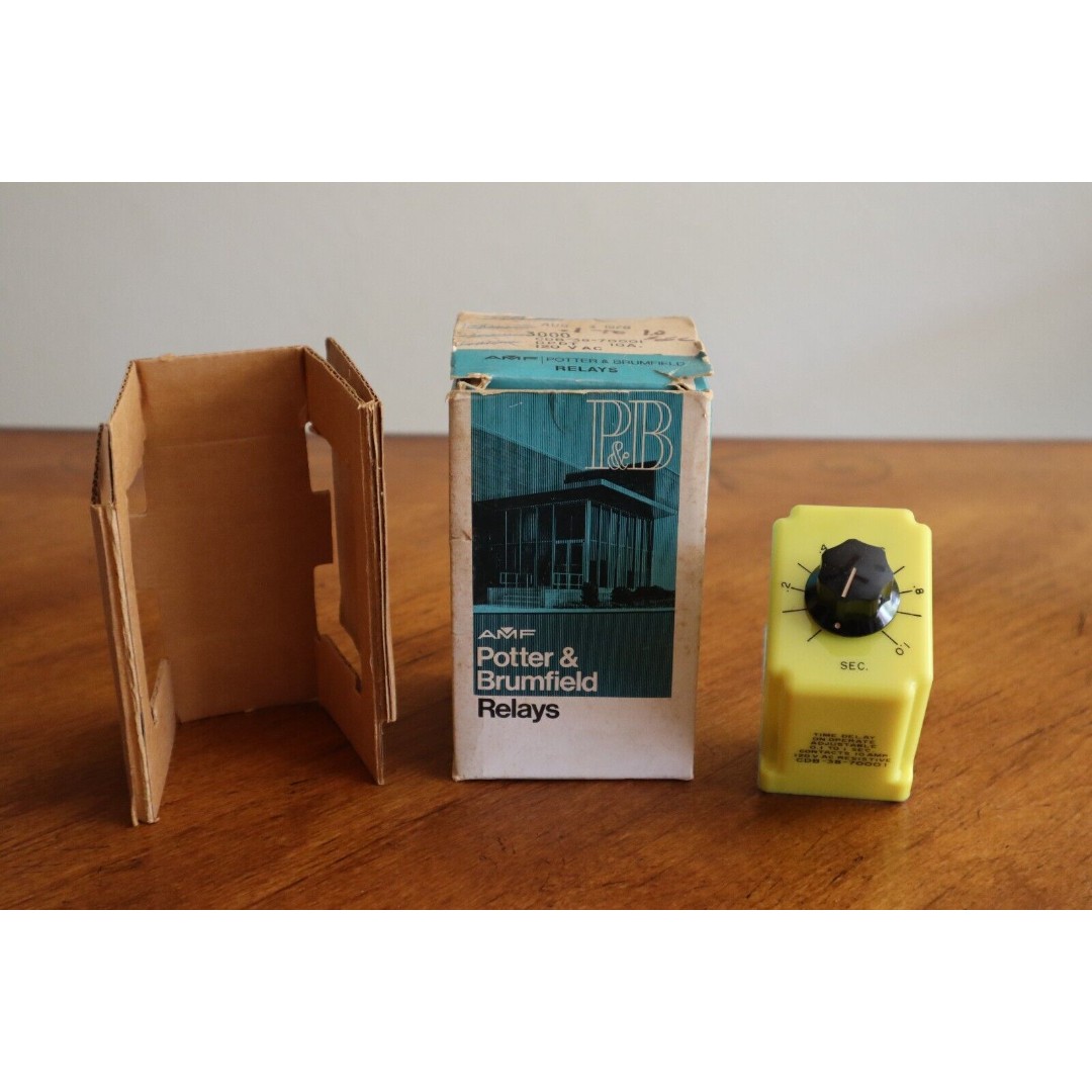 Potter & Brumfield CDB-38-70001 Time Delay Relay Range: 0.1 to 1sec 120V AC 10A